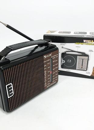 Радиоприемник golon rx-608 всеволновый на батарейках + поддержка usb/microsd/mp3/wma