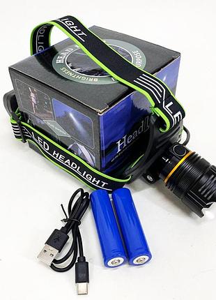 Ліхтар налобний a16-gt 2x18650