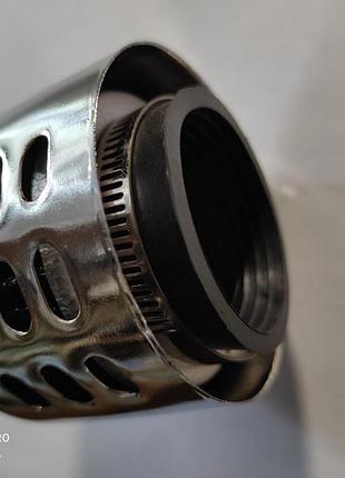 Фільтр нульового сопративування (нульовик) закритий, металевий, d = 42 mm
