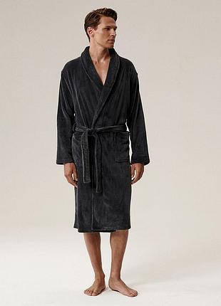 Мужской халат atlantic szm 002 (sza) xl/xxl