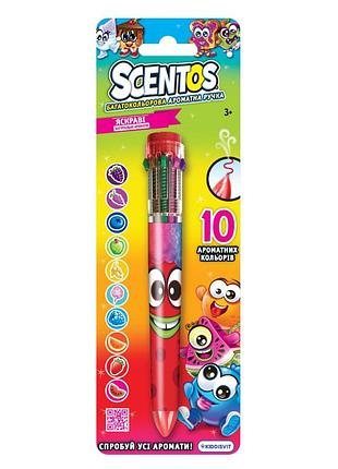 Многоцветная ароматная шариковая ручка волшебное настроение w3 scentos 11779-2(red)