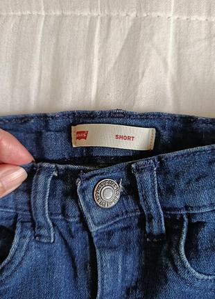 Джинсовые шорты на девочку levi's 6-7 лет 2