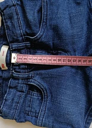 Джинсовые шорты на девочку levi's 6-7 лет 5
