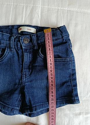 Джинсовые шорты на девочку levi's 6-7 лет 3