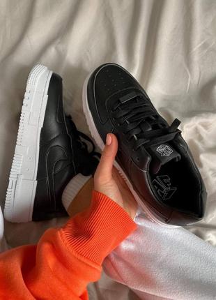 Кросівки nike air force af 1 pixel black кросівки2 фото