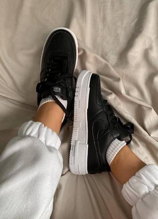 Кросівки nike air force af 1 pixel black кросівки5 фото