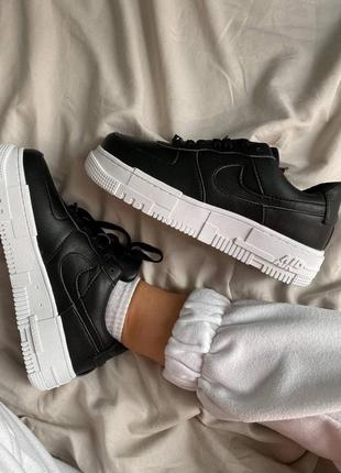 Кросівки nike air force af 1 pixel black кросівки6 фото