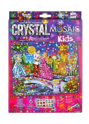 Набор креативного творчества "kids crystal mosaic" crmk-01-06, 6 форм элементов