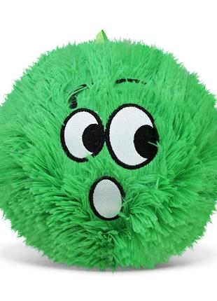 Игрушка-мяч "смайл" sb2580(green) пушистый, диаметр 13 см