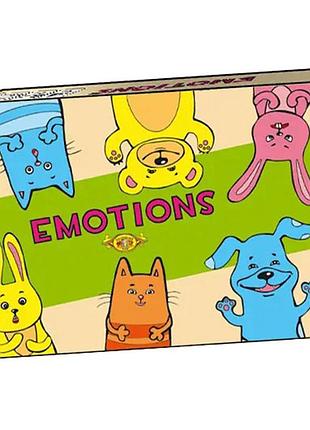 Настільна карткова гра "emotions" мкз0810, 64 картки із зображенням
