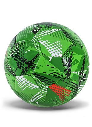 М'яч футбольний fb25618(green) розмір №5, eva, 350 грам