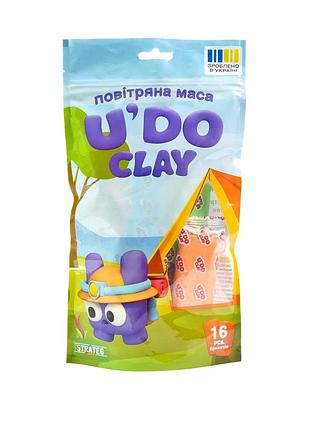 Набор для творчества "воздушная масса u'do clay" 30879, 16 штук