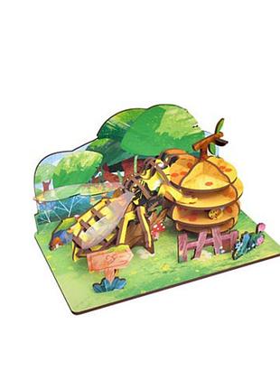 Дерев'яний пазл 3d "bees" 68039w 43 деталі