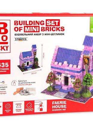 Строительный набор для творчества дом феи blocky 31020 из мини-кирпичиков