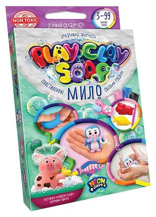 Набор креативного творчества "пластилиновое мыло" play clay soap pcs-02u маленький пингвин