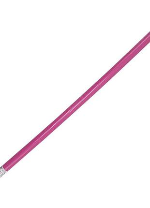 Палка гимнастическая тренировочная 20270(pink) длина 80 см, d 27 мм