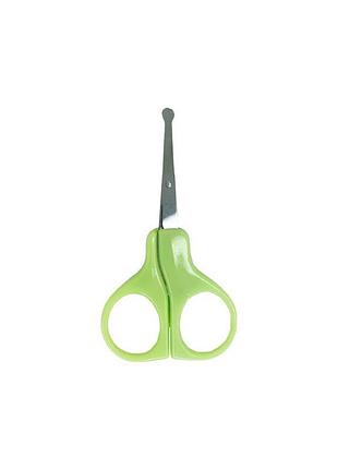 Ножницы маникюрные безопасные mgz-0715(green) зеленый