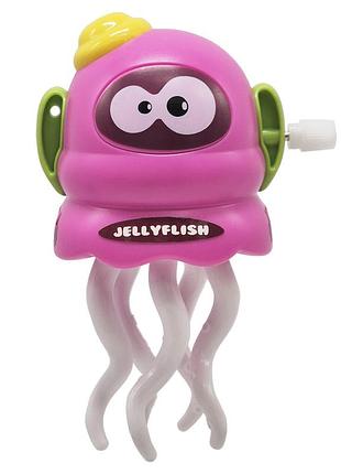 Заводная игрушка "медуза" 2065-1(violet) подвижные элементы
