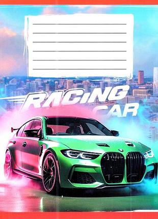Зошит учнівський "авто в диму" 036-580051l-3 у лінію, 36 аркушів (959057)