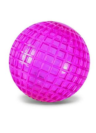 Детский мяч попрыгунчик диско pr2516(violet) светящийся, 6,5 см