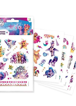 Набір дитячих тимчасових татуювань "my little pony" 200437, 4 аркуші