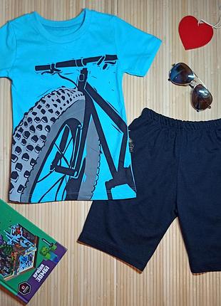 Комплект для хлопчика (аломірний) bike блакитний із синім 8