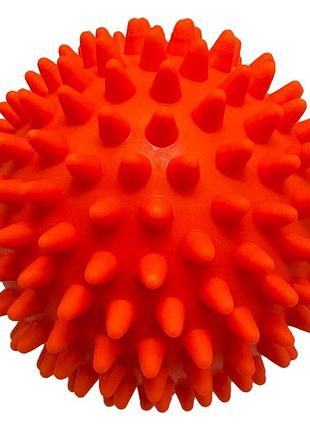 Мяч массажный ms 2096-2(orange) размер 7,5 см, оранжевый