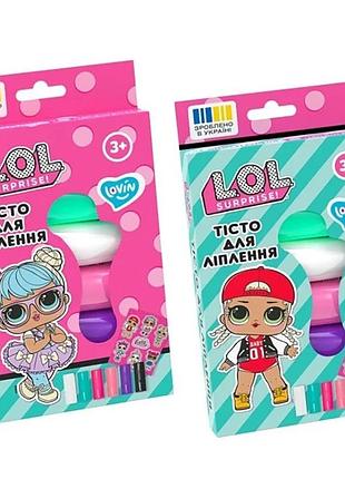 Набір для ліплення з тістом l.o.l. surprise! lol41245 у стиках 6 кольорів