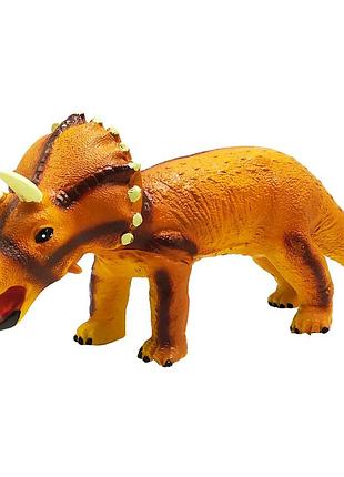 Игровая фигурка динозавр bambi sdh359-2 со звуком коричневый