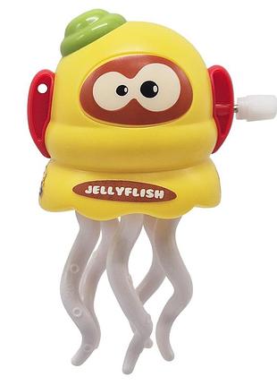 Заводная игрушка "медуза" 2065-1(yellow) подвижные элементы