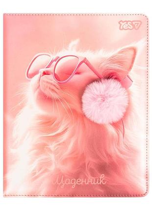 Щоденник шкільний yes cat dream pu твердий , a5, 40 аркушів