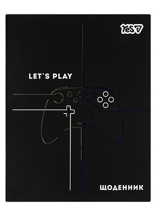 Щоденник шкільний yes play твердий , a5, 40 аркушів