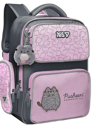 Рюкзак шкільний напівкаркасний yes pusheen delicacy s-101m
