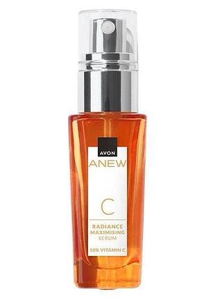 Сыворотка для лица avon anew radiance maximising serum с витамином с максимальное сияние 10% vitamin c 30 мл