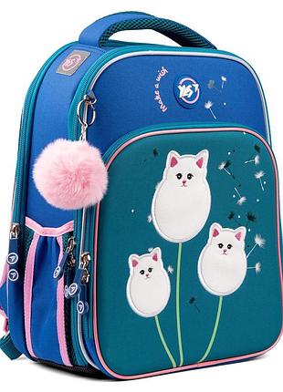 Рюкзак шкільний каркасний yes dandelion cats s-78