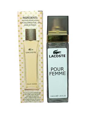 Духи женские (версия lacoste pour femme) 40 мл