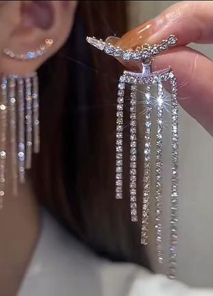 Серьги шарики серебристые бижутерия