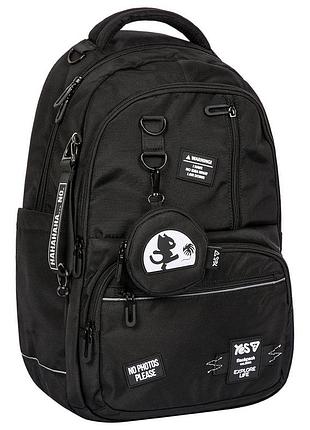 Рюкзак шкільний yes black cat ts-50l