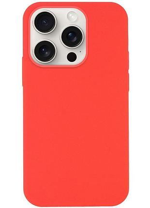 Чехол silicone case full protective (aa) no logo для apple iphone 16 pro max (6.9") арбузный / watermelon red