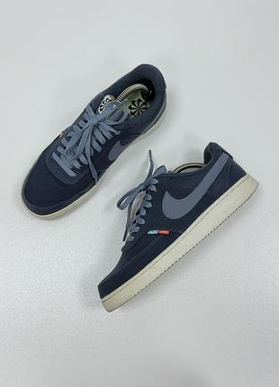 Шикарні кросівки nike court vision low next nature sneakers thunder blue