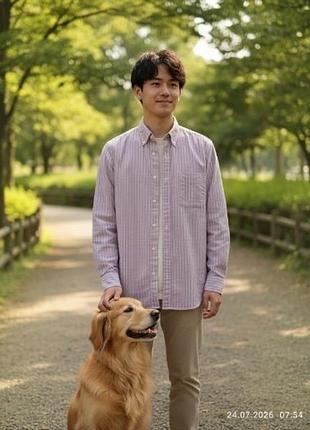 Мужская рубашка от uniqlo
