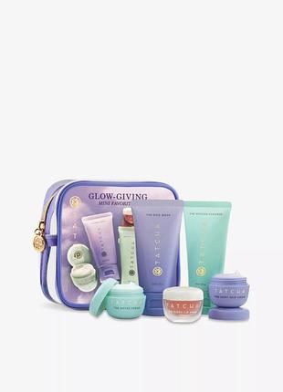Набір доглядової косметики для обличчя від tatcha glow giving mini favourites