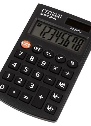 Калькулятор карманный citizen sld-200nr