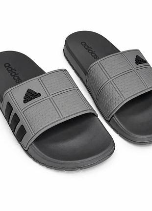 Чоловічі сірі шльопанці, капці adidas adilette tnd grey х адідас 43