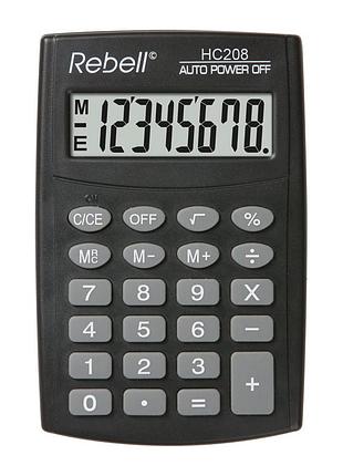 Калькулятор карманный rebell hc 208