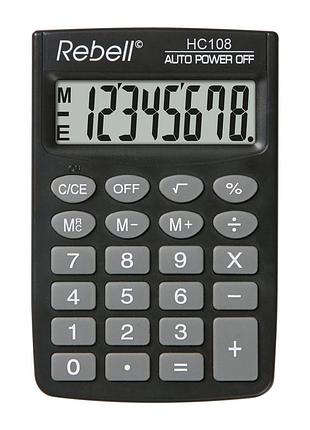 Калькулятор карманный rebell hc 108