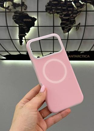 Неоновий чохол з мікрофіброю для iphone 17 pro max,чохол-накладка для айфон 17 pro max (рожевий)