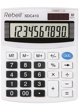 Калькулятор компактный настольный rebell sdc 410
