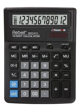 Калькулятор бухгалтерский rebell bdc 412