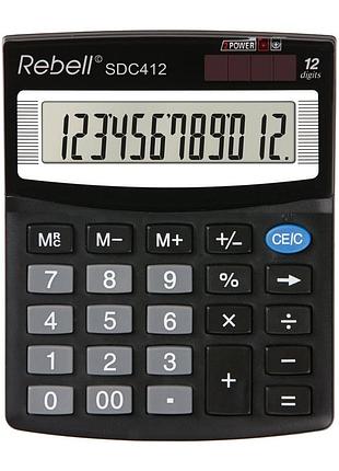 Калькулятор компактный настольный rebell sdc 412
